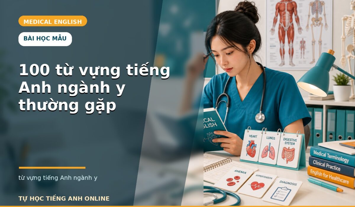 100 từ vựng tiếng Anh ngành y thường gặp