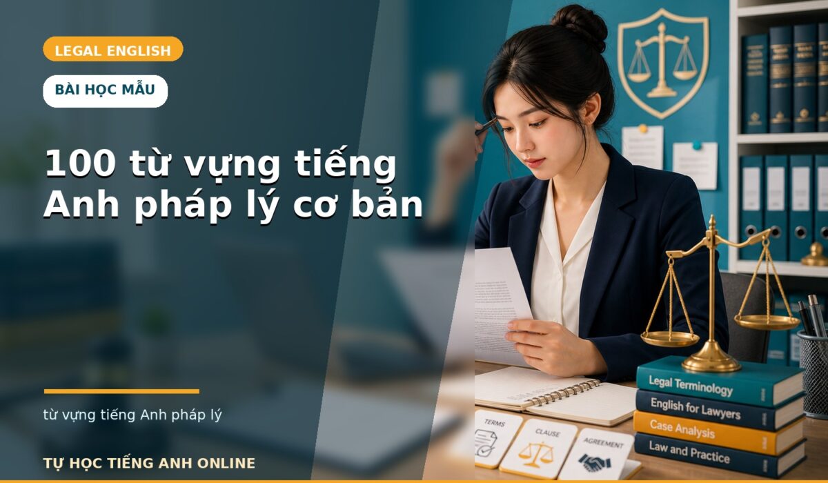 100 từ vựng tiếng Anh pháp lý cơ bản