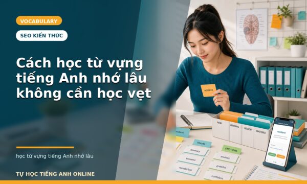 Cách học từ vựng tiếng Anh nhớ lâu không cần học vẹt