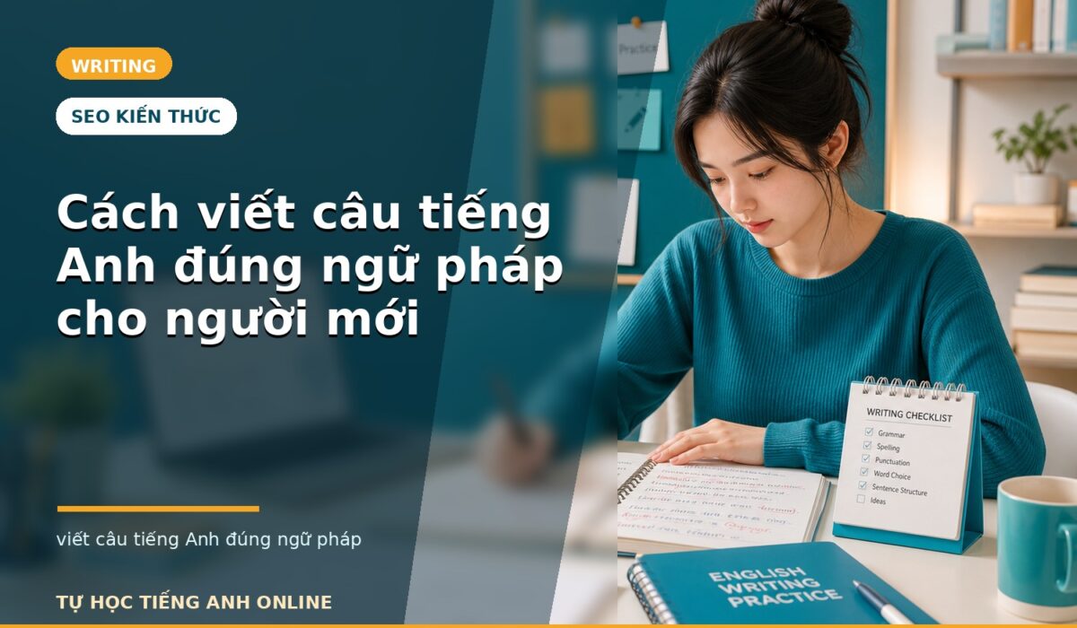 Cách viết câu tiếng Anh đúng ngữ pháp cho người mới