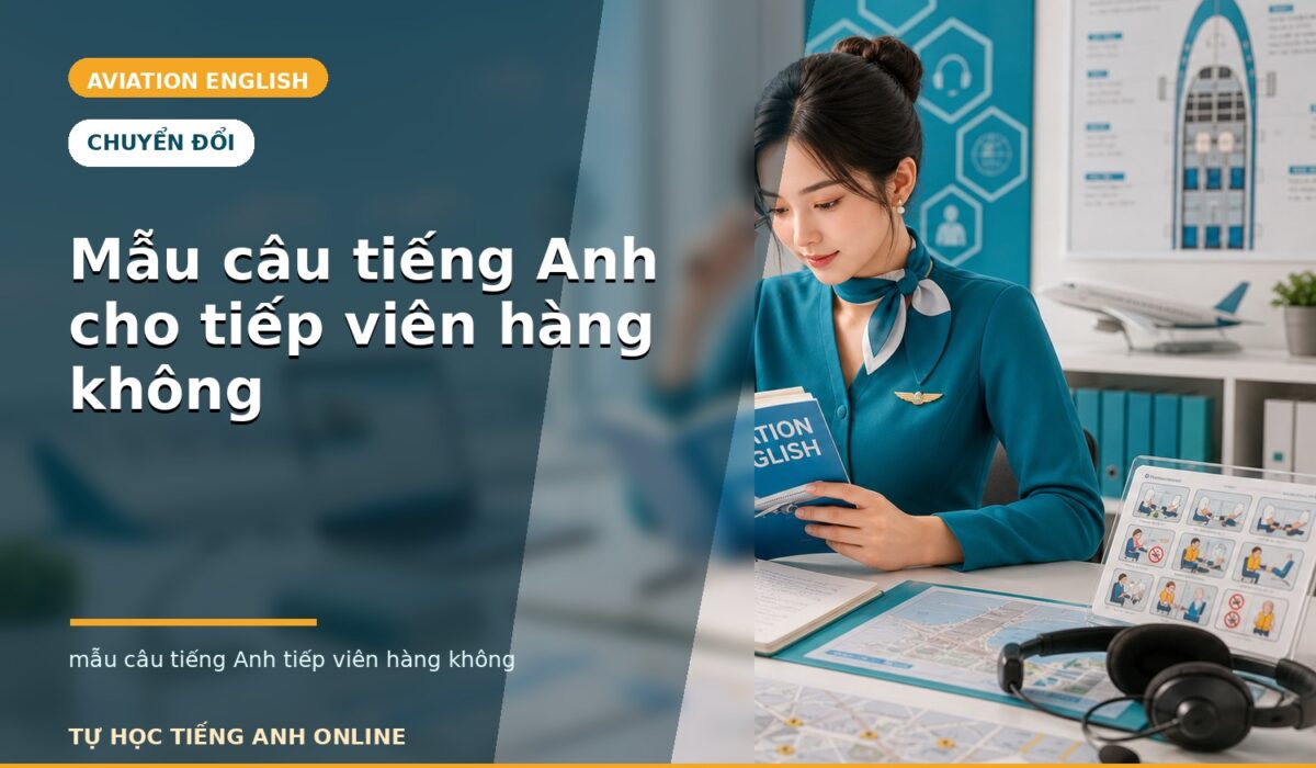 Mẫu câu tiếng Anh cho tiếp viên hàng không