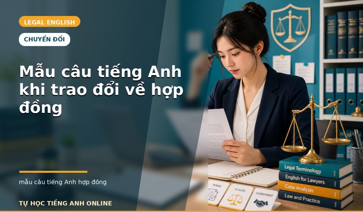Mẫu câu tiếng Anh khi trao đổi về hợp đồng