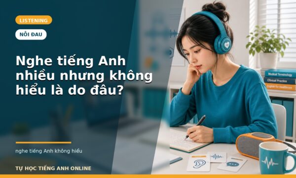 Nghe tiếng Anh nhiều nhưng không hiểu là do đâu?