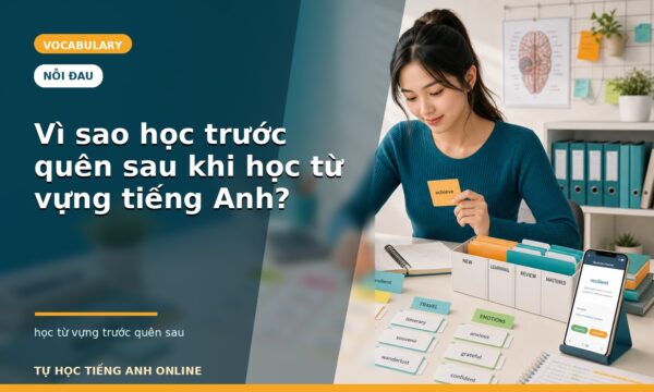 Vì sao học trước quên sau khi học từ vựng tiếng Anh?